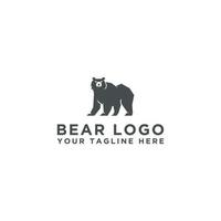 logo icona design orso logo modello vettoriale. - vettore