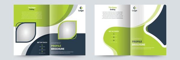 modello di progettazione brochure aziendale profilo aziendale vettore