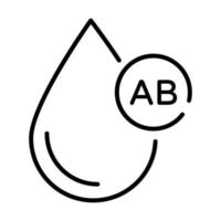 design moderno di concetti di goccia di sangue, illustrazione vettoriale