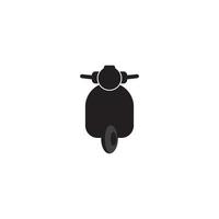 modello di progettazione illustrazione vettoriale logo scooter.