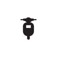 modello di progettazione illustrazione vettoriale logo scooter.