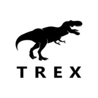 vettore logo t-rex