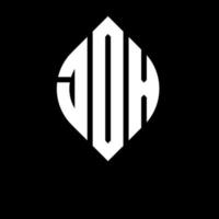 jdx circle letter logo design con forma circolare ed ellittica. jdx lettere ellittiche con stile tipografico. le tre iniziali formano un logo circolare. jdx cerchio emblema astratto monogramma lettera marchio vettore. vettore