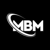 logo MB. lettera mb. design del logo della lettera mbm. iniziali logo mbm legate a cerchio e logo monogramma maiuscolo. tipografia mbm per il marchio tecnologico, commerciale e immobiliare. vettore