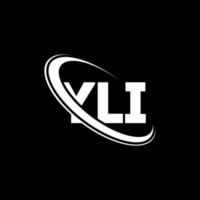 logo yli. lettera yli. design del logo della lettera yli. iniziali logo yli collegate a cerchio e logo monogramma maiuscolo. tipografia yli per il marchio tecnologico, commerciale e immobiliare. vettore