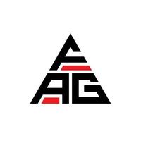 design del logo della lettera triangolo gay con forma triangolare. monogramma di design logo triangolo gay. modello di logo vettoriale triangolo gay con colore rosso. logo triangolare fag logo semplice, elegante e lussuoso.