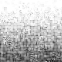 modello di semitono futuristico astratto. sfondo astratto bianco e nero. effetto mezzitoni. vettore