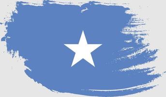 bandiera della somalia con texture grunge vettore