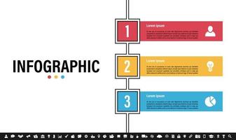 modello di progettazione infografica con il concetto di business vettore