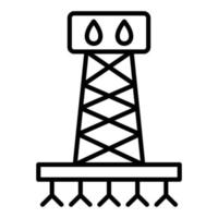 stile icona fracking vettore