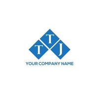 ttj lettera logo design su sfondo bianco. ttj creative iniziali lettera logo concept. disegno della lettera ttj. vettore