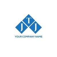 jtj lettera logo design su sfondo bianco. jtj creative iniziali lettera logo concept. disegno della lettera jtj. vettore
