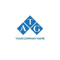 . atg creative iniziali lettera logo concept. atg lettera design.atg lettera logo design su sfondo bianco. atg creative iniziali lettera logo concept. disegno della lettera atg. vettore