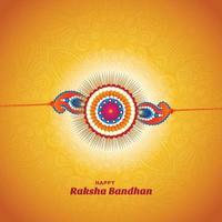sfondo di celebrazione della cartolina d'auguri del festival di raksha bandhan vettore
