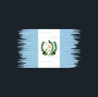 pennello bandiera guatemala. bandiera nazionale vettore