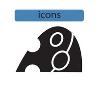 formaggio icone simbolo elementi vettoriali per il web infografica