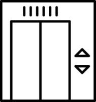 icona del profilo dell'ascensore vettore