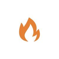 fiamma, illustrazione del logo dell'icona del fuoco vettore