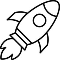 icona del profilo dell'astronave vettore