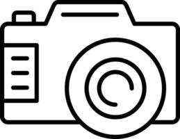 icona del profilo della fotocamera vettore