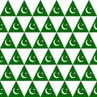 sfondo senza cuciture simbolo bandiera nazionale pakistan vettore