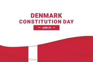 Giornata della costituzione della Danimarca vettore