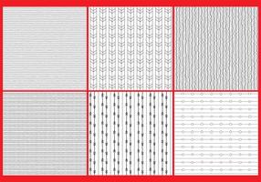 Modelli di linee in bianco e nero vettore