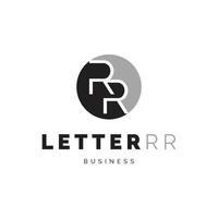 lettera iniziale rr icona logo design ispirazione vettore