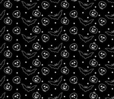 modello senza cuciture di halloween sfondo arancione-nero. design per cuscino, stampa, moda, abbigliamento, tessuto, carta da regalo. vettore. vettore