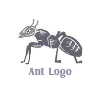 illustrazione icona logo animale formica vettore