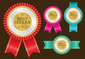 Vettori di badge Best Seller