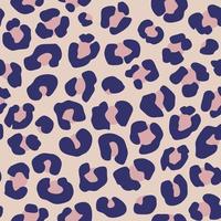 tessuto vettoriale o carta motivo leopardato astratto minimo in rosa e blu