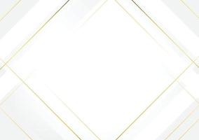 concetto geometrico moderno di lusso astratto su sfondo bianco per copertina, banner, modello, presentazione, brochure. illustrazione vettoriale