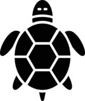 icona del glifo tartaruga vettore