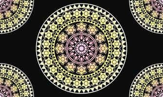 disegno di sfondo colorato mandala. disegno ornamentale della mandala. disegno del modello di mandala. vettore
