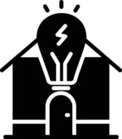 icona del vettore del glifo di risparmio energetico