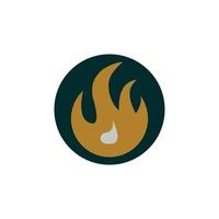icona di fuoco perfetta per la tua app, web o progetti aggiuntivi vettore