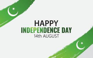 14 agosto pakistan festa dell'indipendenza celebrazione sfondo vettoriale. vettore