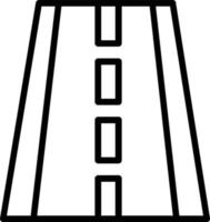 icona della linea del vettore stradale