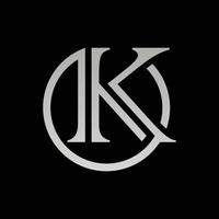 vettore del logo della lettera k