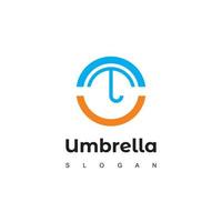 modello di logo ombrello vettore