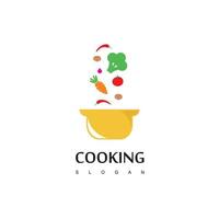 vettore di progettazione del logo di cucina