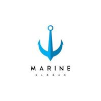 modello di logo marino vettore