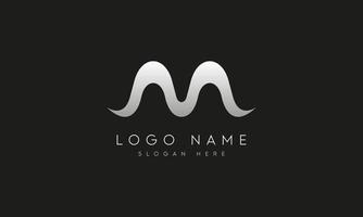 m logo design file vettoriale gratuito