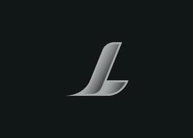 lettera jl logo design file vettoriale gratuito
