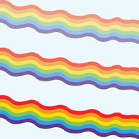 illustrazione vettoriale di abstrack sfondo arcobaleno