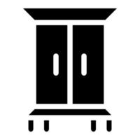 icona dell'armadio. può essere utilizzato per l'uso del logo. icona vettoriale piatta per qualsiasi scopo