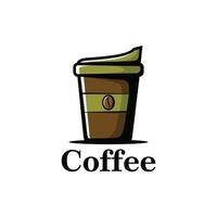 logo caffetteria vettore