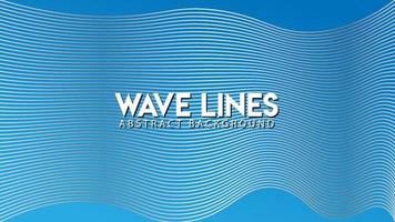 vettore di disegno del fondo della linea d'onda astratta, acqua blu, concetto subacqueo
