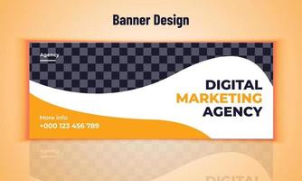 modello di vettore di progettazione banner aziendale. design moderno del layout. bandiera aziendale
